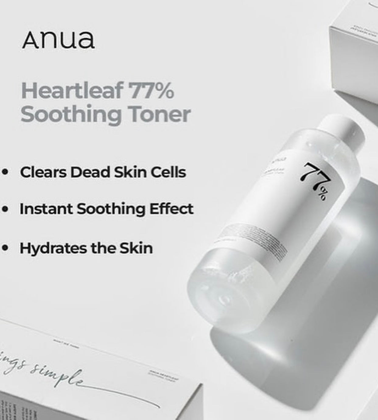 Anua Heartleaf 77% Soothing Toner