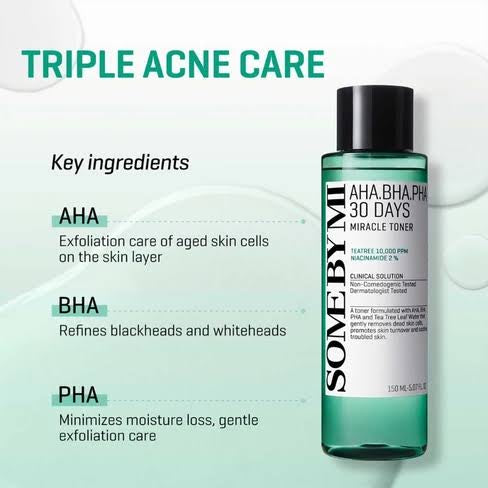 Some By Mi AHA/BHA/PHA 30 Days Miracle Toner