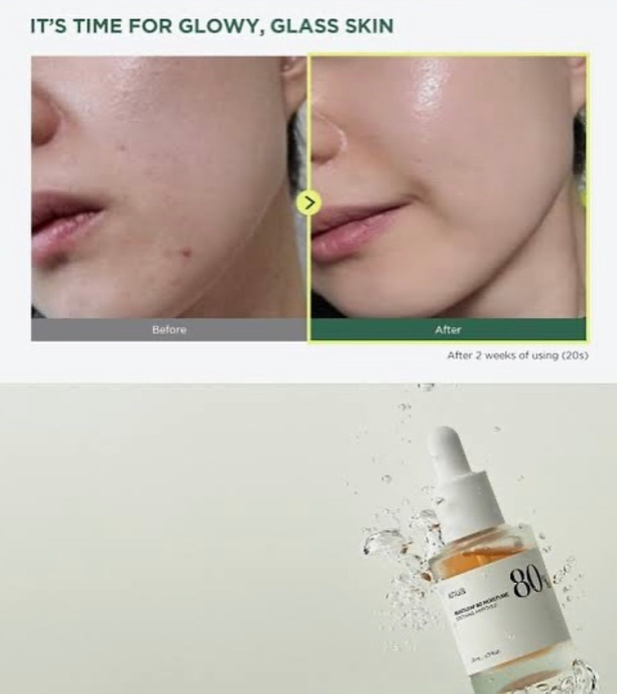 Anua HEARTLEAF 80% MOISTURE SOOTHING AMPOULE