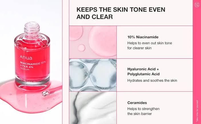 ANUA Niacinamide 10% + TXA 4% Dark Spot Correcting Serum
